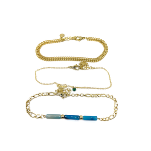 Fashion <b>Beaded</b> <b>Bracelets</b> 316L Stainless Steel PVD Gold Plating Sustainable Resistant Jewelry for Women and <b>Men</b> - Product Image 2