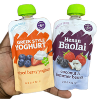Sacs de conservation pour aliments pour bébés en PE imprimés en héliogravure de qualité alimentaire, sans BPA, avec bec verseur, pour emballage de lait et aliments pour animaux de compagnie