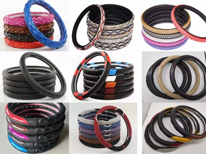 Vente chaude Bling universel voiture brillant strass couverture <span class=keywords><strong>de</strong></span> <span class=keywords><strong>volant</strong></span> glace perle mode <span class=keywords><strong>haut</strong></span> <span class=keywords><strong>de</strong></span> <span class=keywords><strong>gamme</strong></span> paillettes guidon couverture - Product Image 5