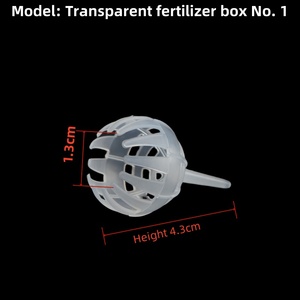 Vente en gros mini panier à engrais portable Boîte à engrais <span class=keywords><strong>pour</strong></span> orchidées en <span class=keywords><strong>pot</strong></span> Panier à engrais en plastique à libération lente avec couvercle - Product Image 5