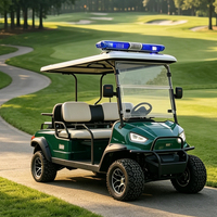 Voiturette de golf électrique médicale OEM avec brancard, entièrement équipée de portes, climatisation et chauffage, pour clinique mobile et soins aux patients