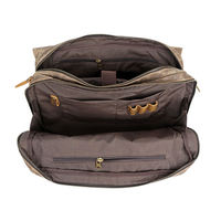 Custom Vintage Bags Briefcase Bag for Men Business Soft Sport Messenger Bag Canvas Briefcases for Men