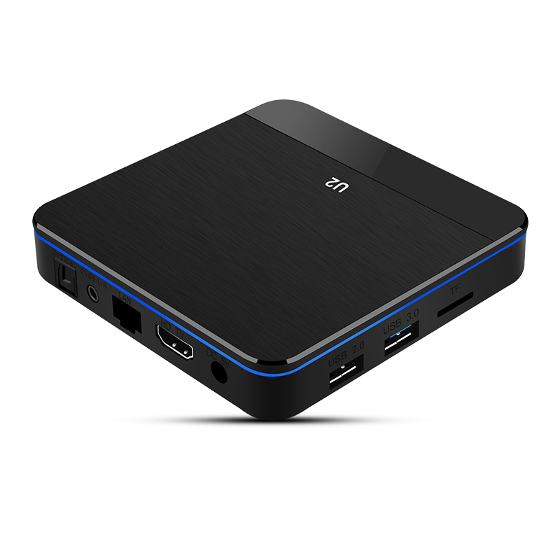Quad Core con Wifi 4 K H.265 (HEVC) OTT Android TV receptor Android9.1