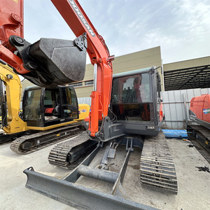 Mini-pelleuse hydraulique Doosan DX55 d'occasion, 5 tonnes, moteur Yanmar, vente chaude, prix abordable à Shanghai - Product Image 2