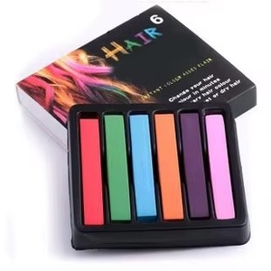 Lot de 24 Craies Capillaires Temporaires Lavables Non Toxiques, Kit de Peignes Colorants DIY pour Cheveux, Craies de Teinture Capillaire pour Enfants pour Halloween et Fêtes Costumées - Product Image 3