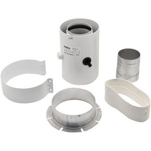 Componenti per Scaldabagno Verticale Coassiale 60/100 con Prese per Analisi dei Gas di Combustione - Product Image 1