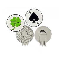 Accessoires de golf Pinces à chapeau de golf Porte-marqueur magnétique pour balle de golf Supports de taille standard Conception personnalisée