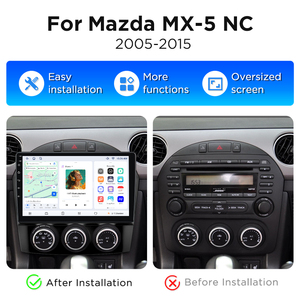 วิทยุติดรถยนต์ Junsun Carplay สำหรับ Mazda MX-5 MX5 III 3 NC ปี 2008-2015 พร้อมพัดลมระบายความร้อนในตัว ระบบนำทาง GPS อัตโนมัติ เครื่องเล่นมัลติมีเดีย - Product Image 2