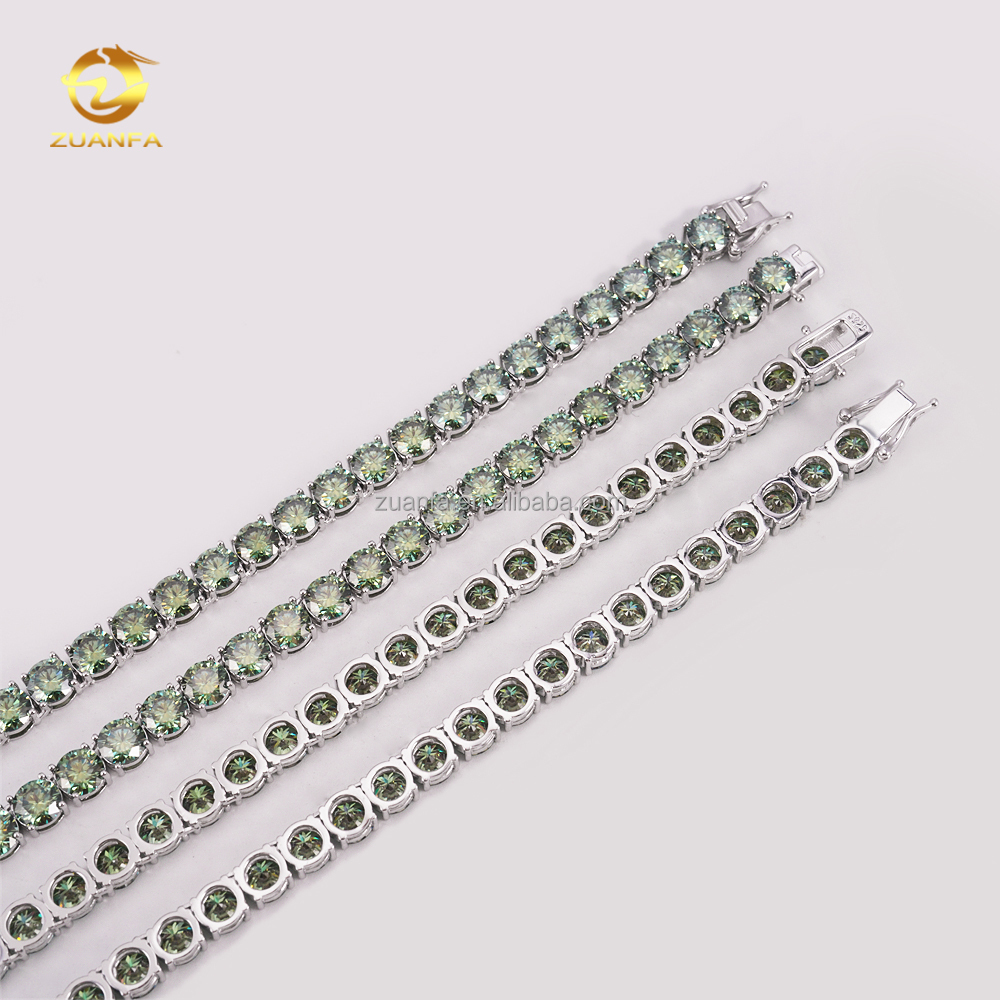 blue diamonds tennis bracelet
