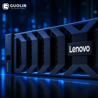 Almacenamiento Unificado NVMe All-Flash Lenovo ThinkSystem DM3200F 2U de 12 Bahías SFF SAN NAS para Empresas, Virtualización de Bases de Datos