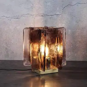 Lighting Factory Wholesale Modern Art Deco High Quality Glass Table Lamp Luxury