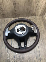 Ensemble de volant de direction automobile OEM en cuir pour voitures Mercedes Benz - Design sportif en fibre de carbone, ajustement universel