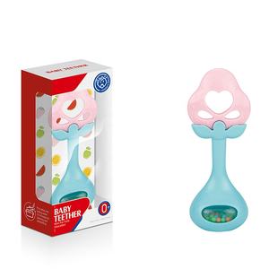 Juguete Sensorial Educativo para Bebés, <span class=keywords><strong>Mordedor</strong></span> de Silicona de Grado Alimenticio, Sonajero Suave con Forma de Frutas - Product Image 4