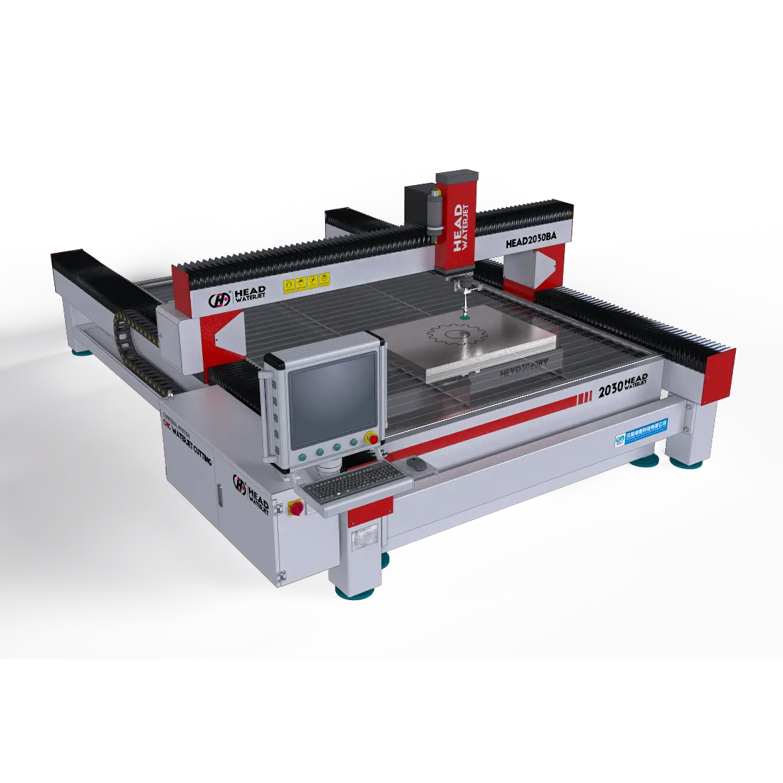 Mesin Pemotong Jet Air untuk Pemotong Waterjet Logam Harga