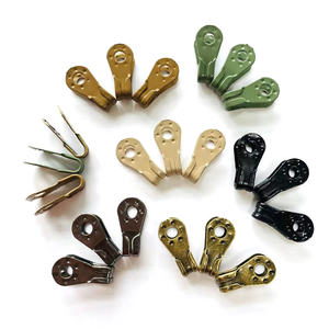 Fabricación Hardware Metal en forma de pera ganchos de ojal de hierro para botas de escalada - Product Image 1