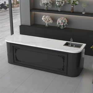 Comptoir <span class=keywords><strong>de</strong></span> caissier en bois durable pour café et hôtel Boutique <span class=keywords><strong>de</strong></span> robes <span class=keywords><strong>de</strong></span> mariée Salon <span class=keywords><strong>de</strong></span> beauté Comptoir <span class=keywords><strong>de</strong></span> bar à eau - Product Image 1