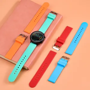 18mm 20mm 22mm 24mm 2021 latest new design style hot sale waterproof tpu rubber watch band watch strap