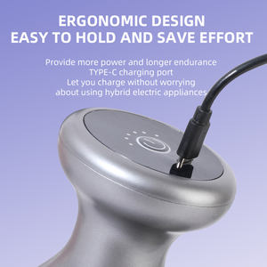 Wiederauf lad bares tragbares 4-Kopf-Muskelmassagegerät <span class=keywords><strong>Handheld</strong></span> Deep Tissue Body <span class=keywords><strong>Massager</strong></span> für Schulter rücken spannungen - Product Image 3