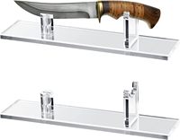 Présentoir de gros en acrylique pour couteaux à lame fixe, support de collection de bureau pour Dirk, Balisong, Switchblade, Buck 110, Kabar
