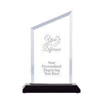 Trophée en acrylique personnalisé WeiVista pour compétition sportive, récompense de jeu avec logo gravé, fabricant d'usine