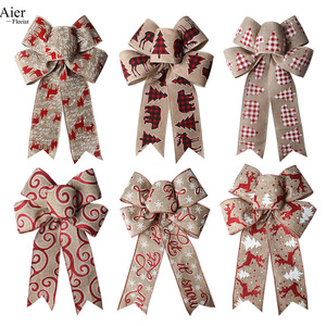 โบว์คริสต์มาส Aierflorist ริบบิ้นตกแต่งคริสต์มาส คล้ายกับโบว์ป่าน - Product Image 2