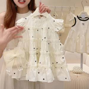 Tongxingyuan Girls Princess Dress Short Sleeve Breathable Summer Beach Style For Little Girls - Product Image 2