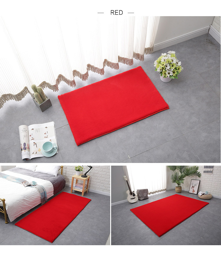 non slip plush shaggy faux rabbit fur carpet and rugs