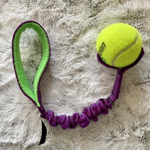 Commercio all'ingrosso Dog Tug Toy Ball Tug Of War Toss Play Fetch Dog Ball Handmade Dog Training giocattoli interattivi - Product Image 1