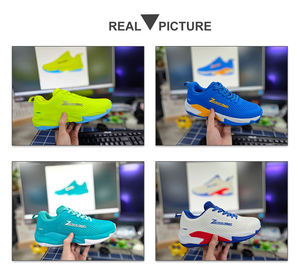 Professionnel hommes femmes antidérapant maille doublure absorbant les chocs formation baskets Tennis Badminton Pickleball <span class=keywords><strong>chaussures</strong></span> pour l'été - Product Image 4