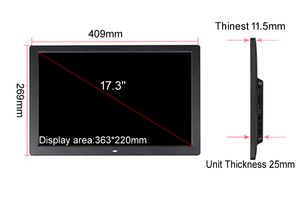 Android Wifi 17 inch HD 1080p LCD hiển thị ảnh kỹ thuật số khung ảnh 17 inch - Product Image 6