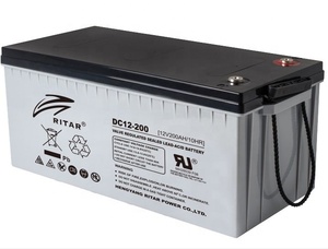 <span class=keywords><strong>Ritar</strong></span> AGM 2V/<span class=keywords><strong>12V</strong></span> Batería solar Ciclo profundo Gel Libre Mantenimiento 26Ah-3000Ah Vida de diseño de 20 años Material ABS - Product Image 2