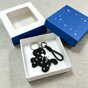 Custom Foam Insert Promotional Custom Made Keychain Packaging Key Chain Paper <b>Box</b> <b>Gift</b> <b>Box</b> - Product Image 5