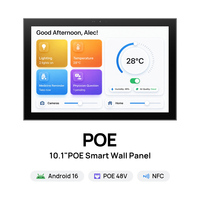 Pantalla Táctil InCELL de 10.1 Pulgadas Full HD de Alto Brillo (350nit) para Montaje en Pared, Tablet Android 16 para Negocios