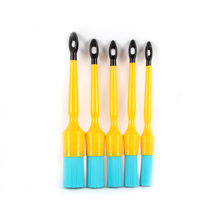 AUTO TIGER il nuovo set da 5 pezzi PBT Blue hard wire spazzola per la pulizia esterna dell'auto spazzola per <span class=keywords><strong>capelli</strong></span> spazzola per dettagli dell'auto per i dettagli della cura dell'auto - Product Image 2