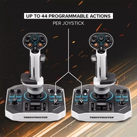 Thrustmaster SOL-R 2 Joystick de Control de Vuelo de Dos Manos, Simulación de Vuelo Espacial, Juego de Guerra, Thunder, Interstellar Citizen