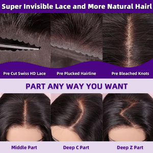 วิกผมแท้แบบไม่ต้องใช้กาว  พร้อมถอนขนและตัดแต่ง<span class=keywords><strong>ทรง</strong></span>แล้ว  ตัวอย่างลูกไม้ HD 5x5  <span class=keywords><strong>ทรง</strong></span>บ๊อบ  ไม่ต้องใช้กาว  สีบลอนด์  ถอนขนและตัดแต่งทรงแล้ว  สีน้ำตาลน้ำผึ้ง  30 # - Product Image 4