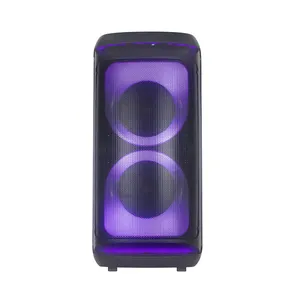 T Home Theater Music Double 6.5 Inches Speakers Super Bass Creative RGB Light Bluetooth Wireless Party DJ Speaker
