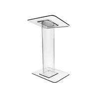 Plataforma LED Acrílica Transparente Moderna para Centro de Mesa de Boda, Diseño Personalizado, Púlpito de Iglesia, Aula Escolar, Plegable, Fácil de Montar
