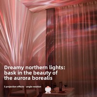 Projecteur d'étoiles Aurora, veilleuse pour salon, prise USB, aide au sommeil avec minuterie automatique et lumière LED douce et chaude