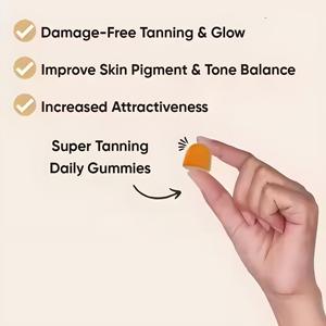 תווית פרטית דובים שיזוף גומות ויטמינים astaxanthin בטא קרוטן לוגו מותאם אישית סמל גיומות