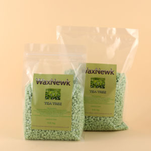 WaxNewK 1000g 1kg Cera <span class=keywords><strong>Depilatoria</strong></span> Solida Naturale all'Olio di Tea Tree per Rimozione Peli Corpo per Donne e Uomini - Product Image 1
