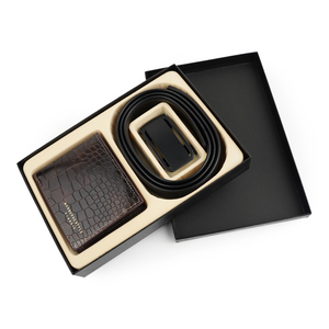 Regalo per <span class=keywords><strong>uomo</strong></span> con scatola regalo regolabile in pelle con fibbia automatica - Product Image 2