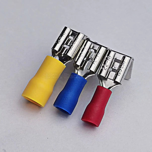 ขั้วต่อสายไฟแบบพิกกี้แบ็ค สีน้ำเงิน สีเหลือง สีแดง ขั้วต่อสายไฟแบบมีฉนวนสำเร็จรูป - Product Image 5