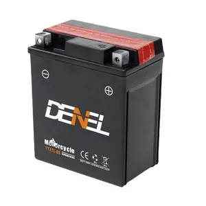 Haute quality12V7AH moto batterie YTX7L-BS sans entretien batterie avec bouteille d'acide au plomb AGM batterie YTX7L-BS