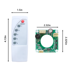 40W 12V DC Quạt trần bảng điều khiển với <span class=keywords><strong>IR</strong></span> điều khiển từ xa học tập mã pcba bảng mạch Loại sản phẩm điều khiển từ xa - Product Image 4