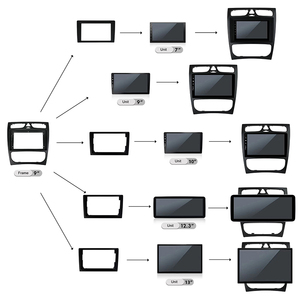 Henmall<span class=keywords><strong>รถ</strong></span> 2Dinเสียงแผ่นหน้ากรอบสําหรับPeugeot <span class=keywords><strong>407</strong></span> 2004-2008 วิทยุสเตอริโอDash MountชุดRefitting - Product Image 4