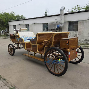 Offre Spéciale : Carrosse de Mariage de Luxe Romantique à Trois Rangées, Effet Bois, Transport Spécial - Product Image 5