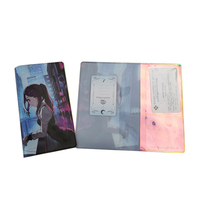 Porte-passeport en PVC étanche, portefeuille Transparent en PVC, porte-cartes d'identité, porte-cartes de crédit, étui pochette