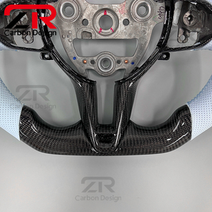 Accesorios para Automóviles <span class=keywords><strong>Hyundai</strong></span> Elantra N <span class=keywords><strong>GT</strong></span> I30N I20N <span class=keywords><strong>Line</strong></span> Sonata, Volante de Fibra de Carbono Personalizado con Calefacción - Product Image 5
