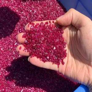 Rubies naturales para joyería de fábrica, venta al por mayor por el proveedor de Rubí, piedra natural de forma redonda, pendientes de anillo de 2,0mm, incrustación de joyería - Product Image 1